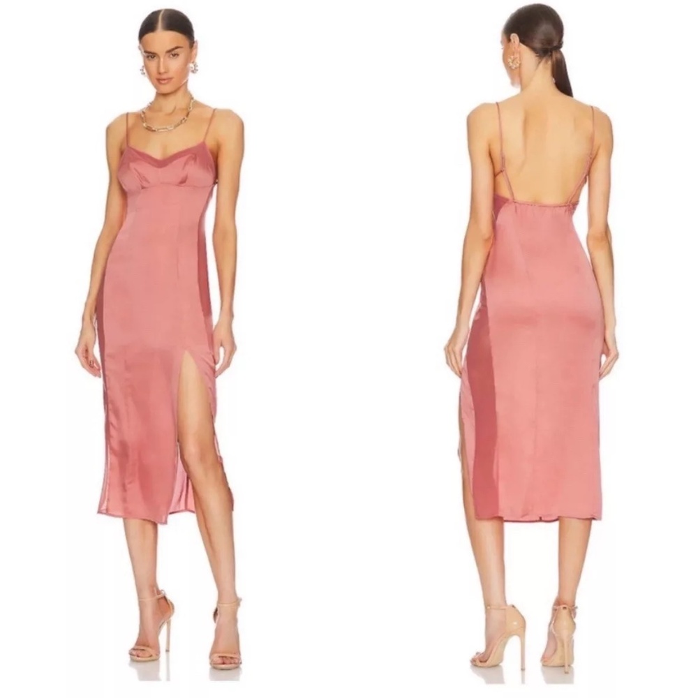 Free People City Cool Midi Slip size XL Blue Color